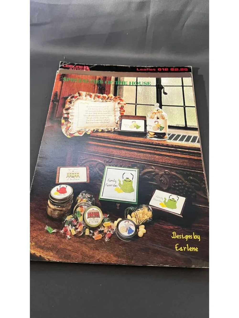 Set Of Vintage Decorative Cross-Stitch And Needlepoint Booklets